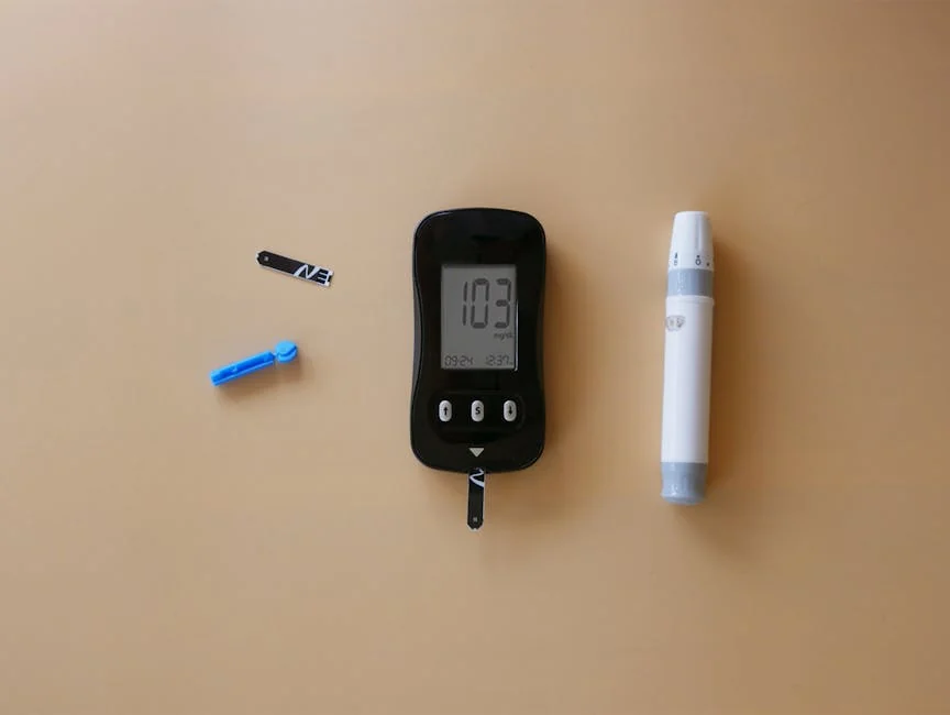 Aquarium thermometer strip - stock photo